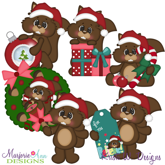 Nuts About Christmas SVG Cutting Files + Clipart - Click Image to Close